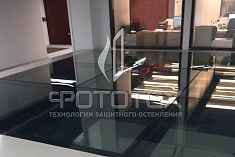 Смонтирован уникальный противопожарный пол-перекрытие