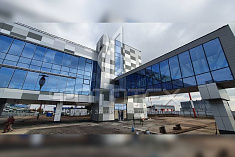 Завершено остекление терминала международного аэропорта в Уфе